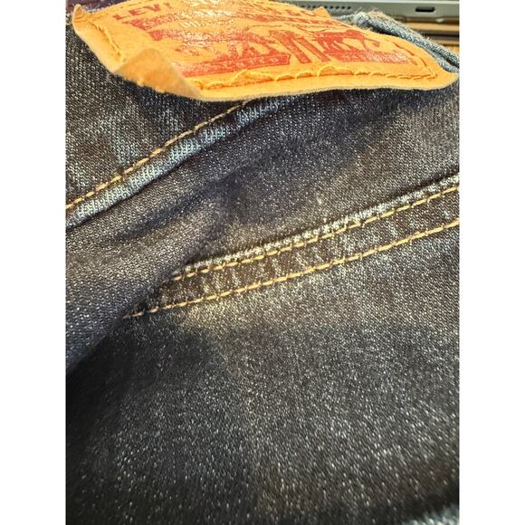 Levis Slimming Skinny Dark Wash Denim Jeans 30 - Picture 5 of 7